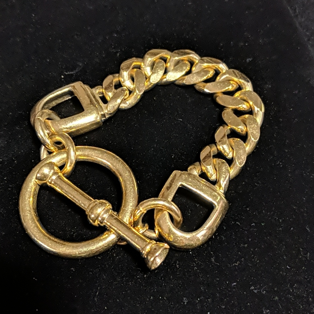 VTG Chunky Gold Tone Bracelet